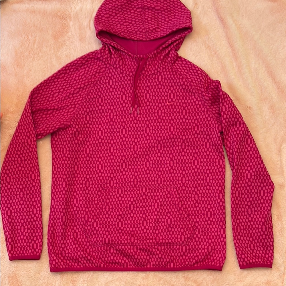 Nike Red Hexagon Pattern Men's Sweater
